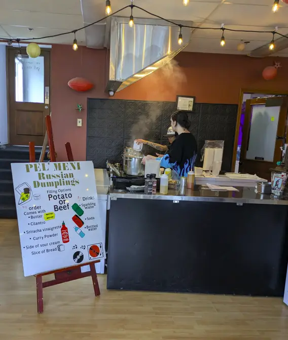 Pel'Meni Russian Dumplings - menu